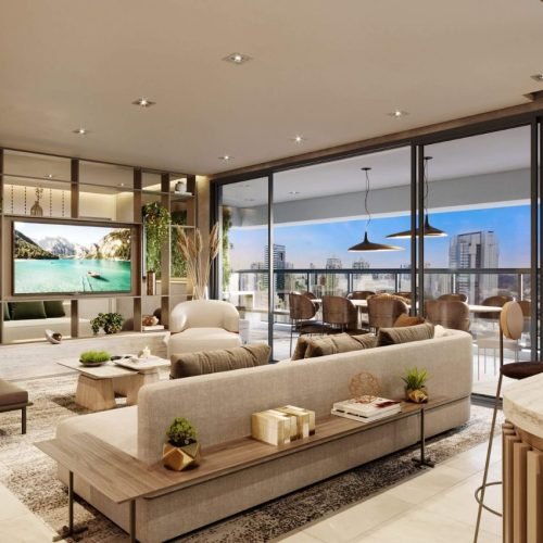 Living ampliado 143m²