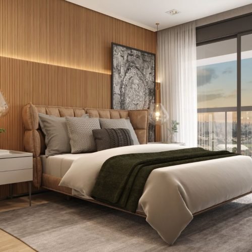 Suíte master ampliada 187 m²